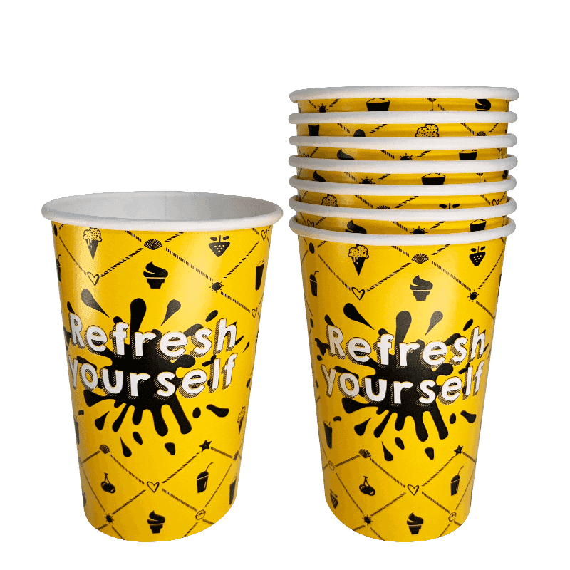 Enkelt PE Coated Cold Drink Paper Cup