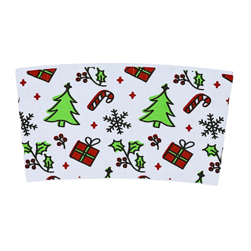 Trykte julegaver fortykkede bølgepaphylstre